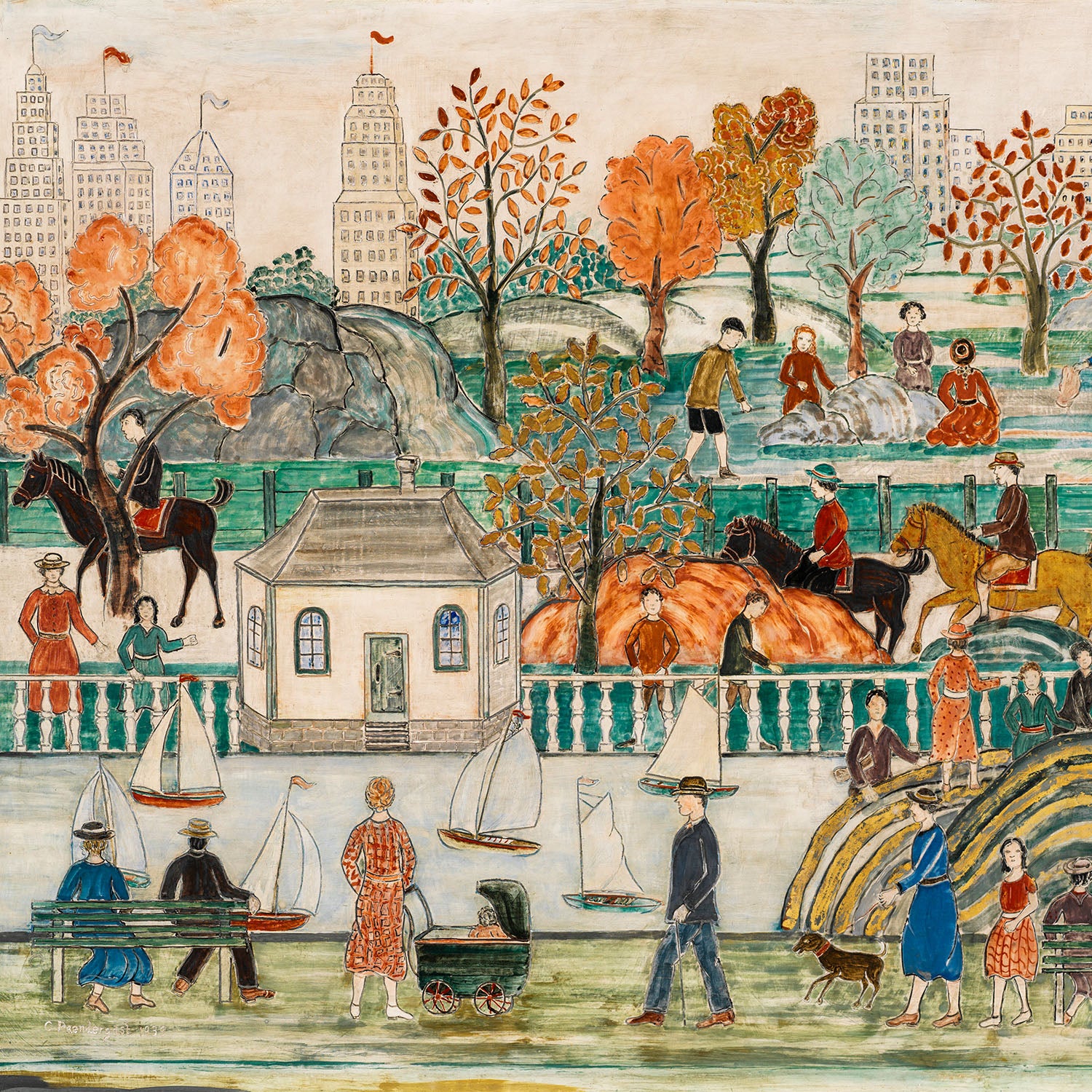 central park autumn