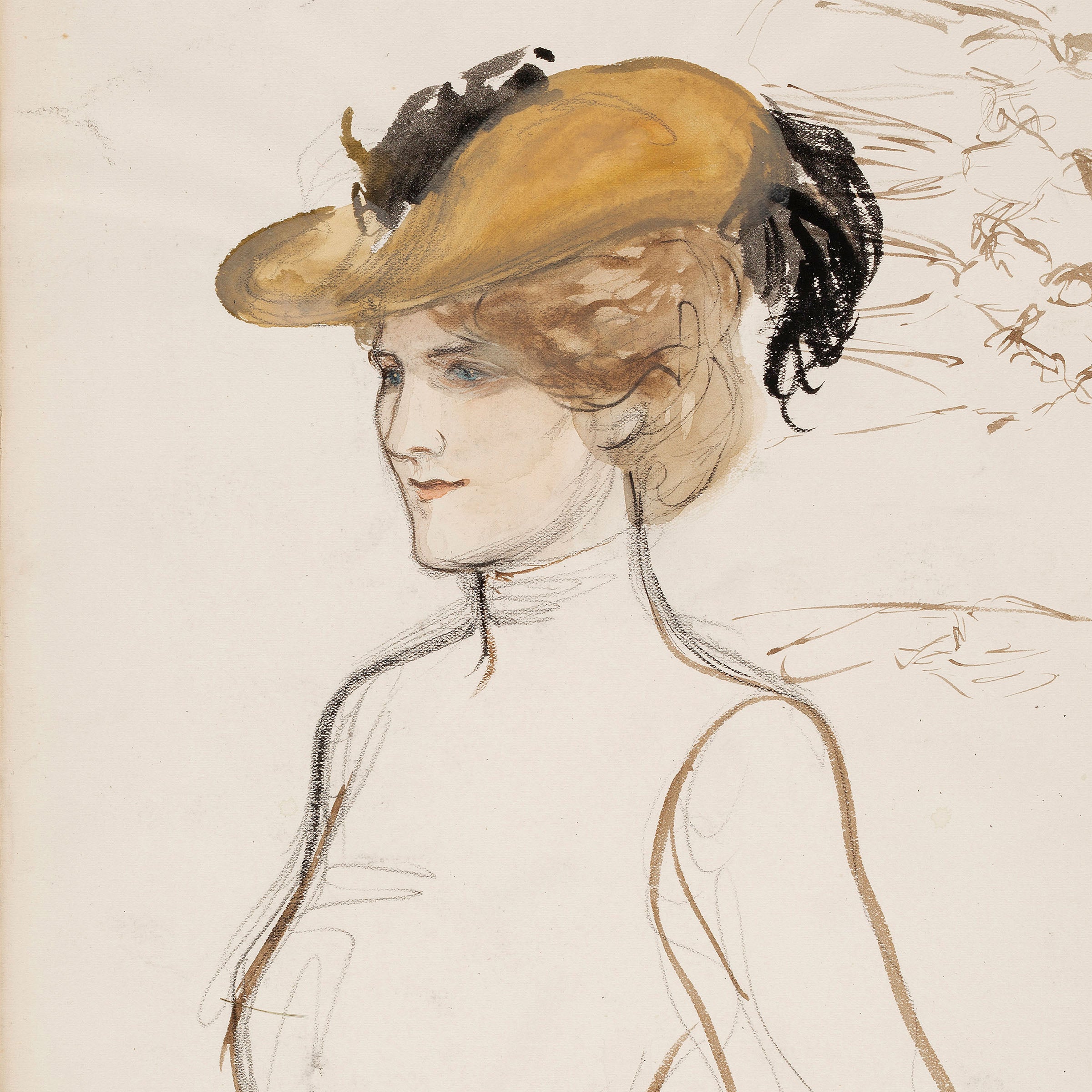 gold hat