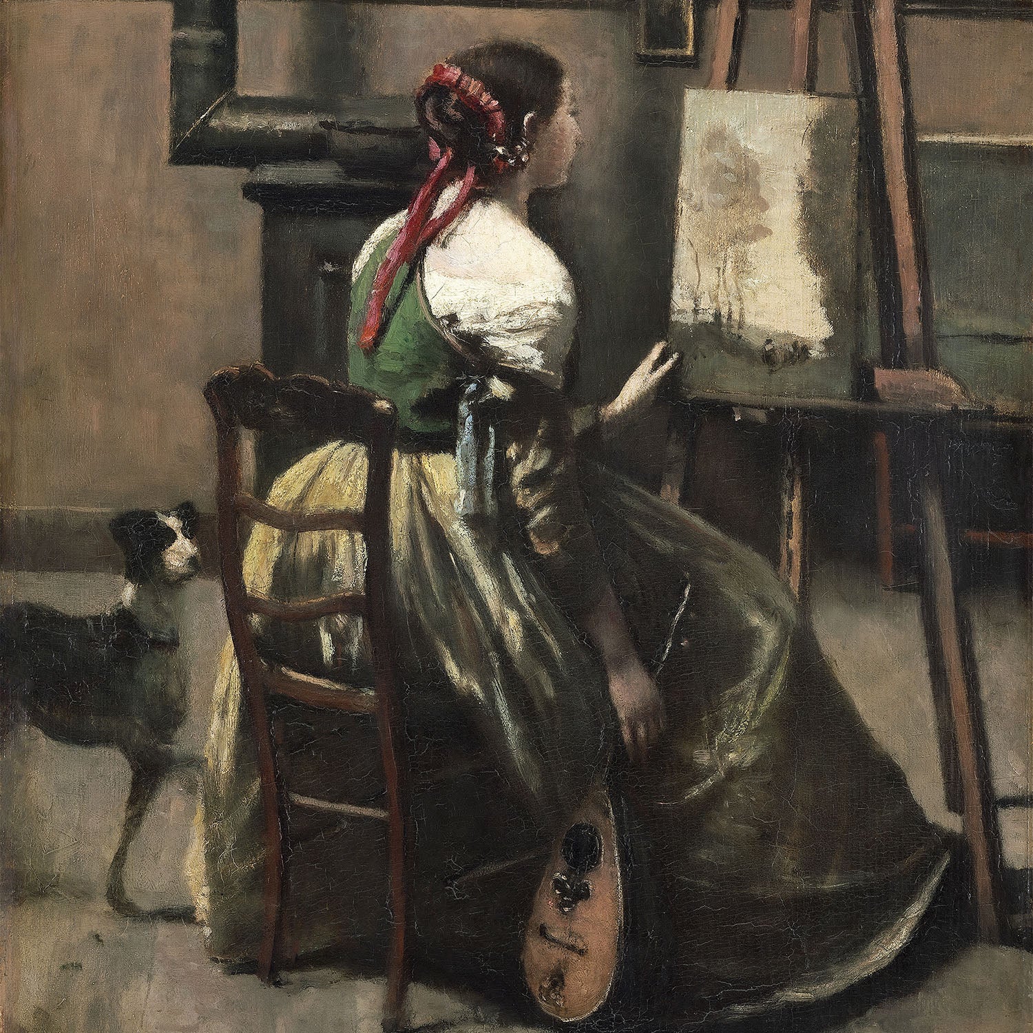 corot's studio