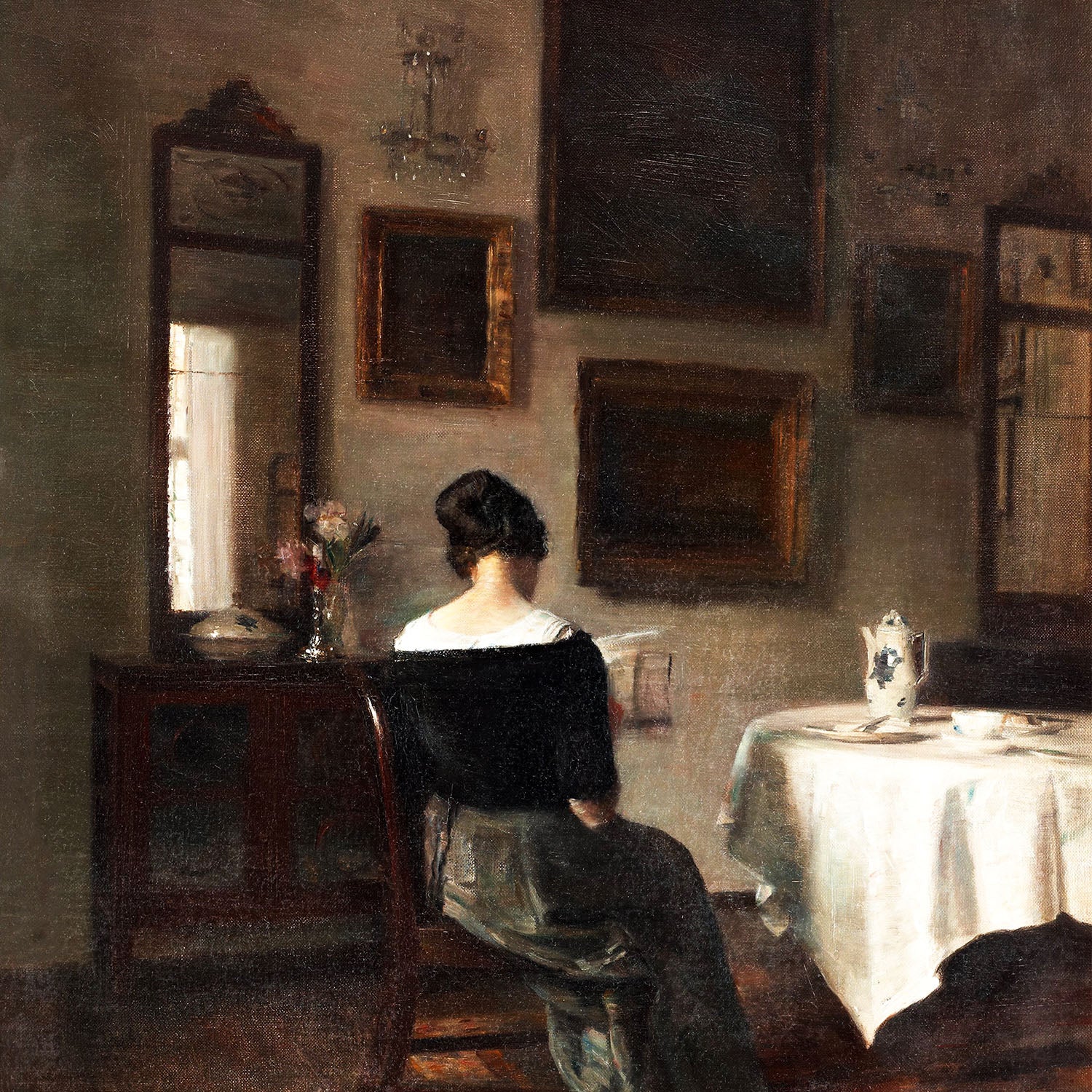 the breakfast table