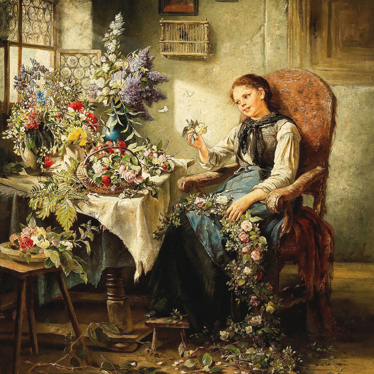 spring garland