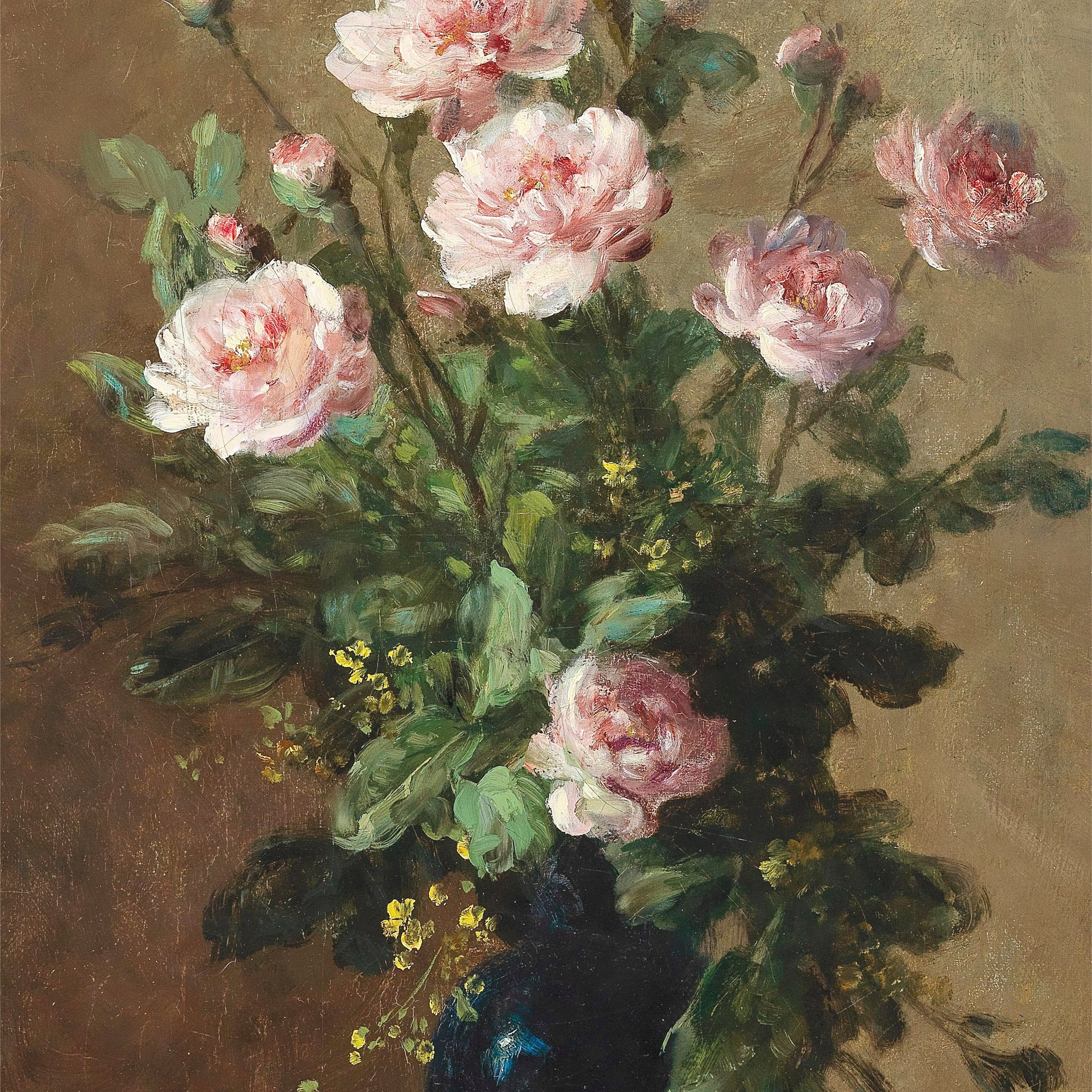 pink roses in vase