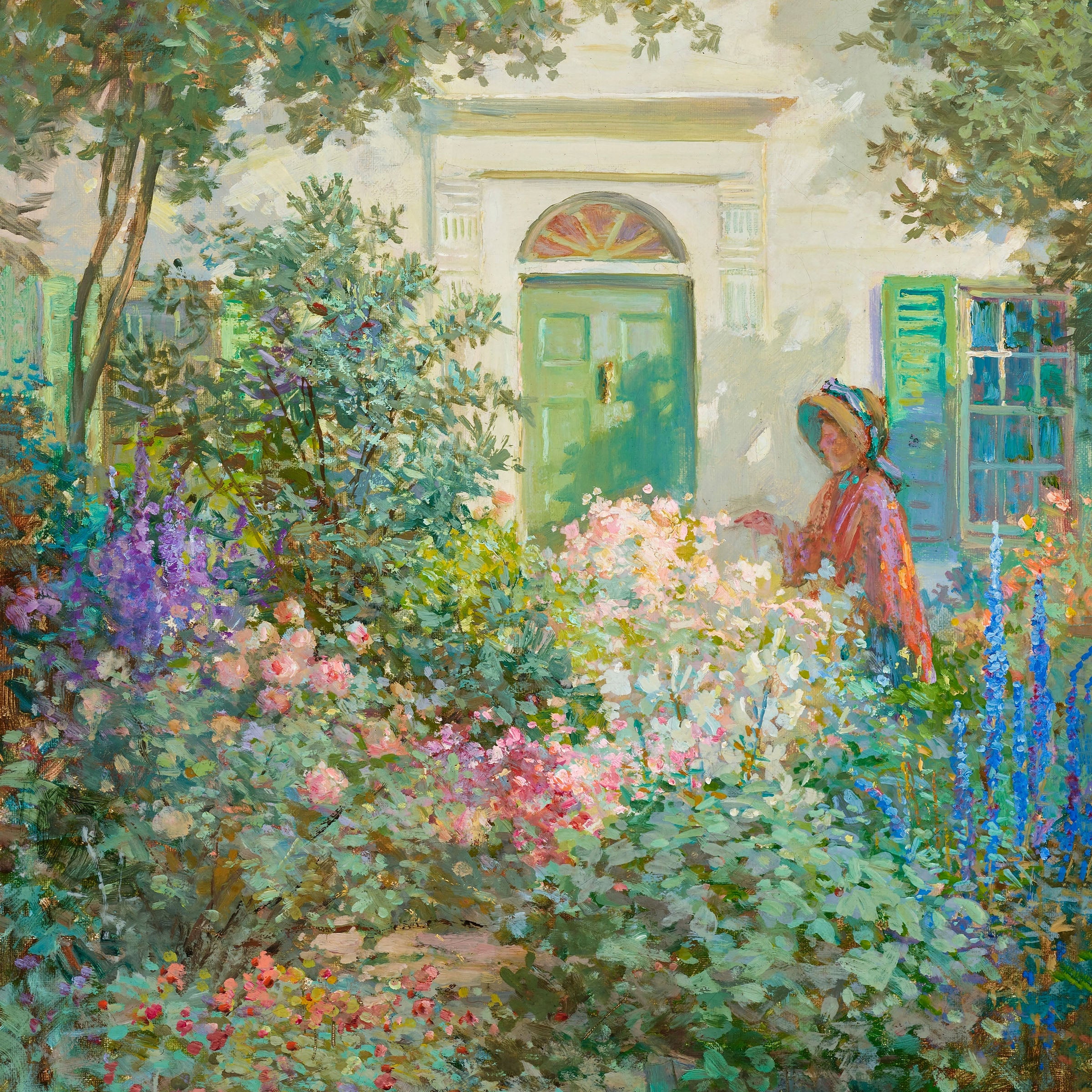 teal garden