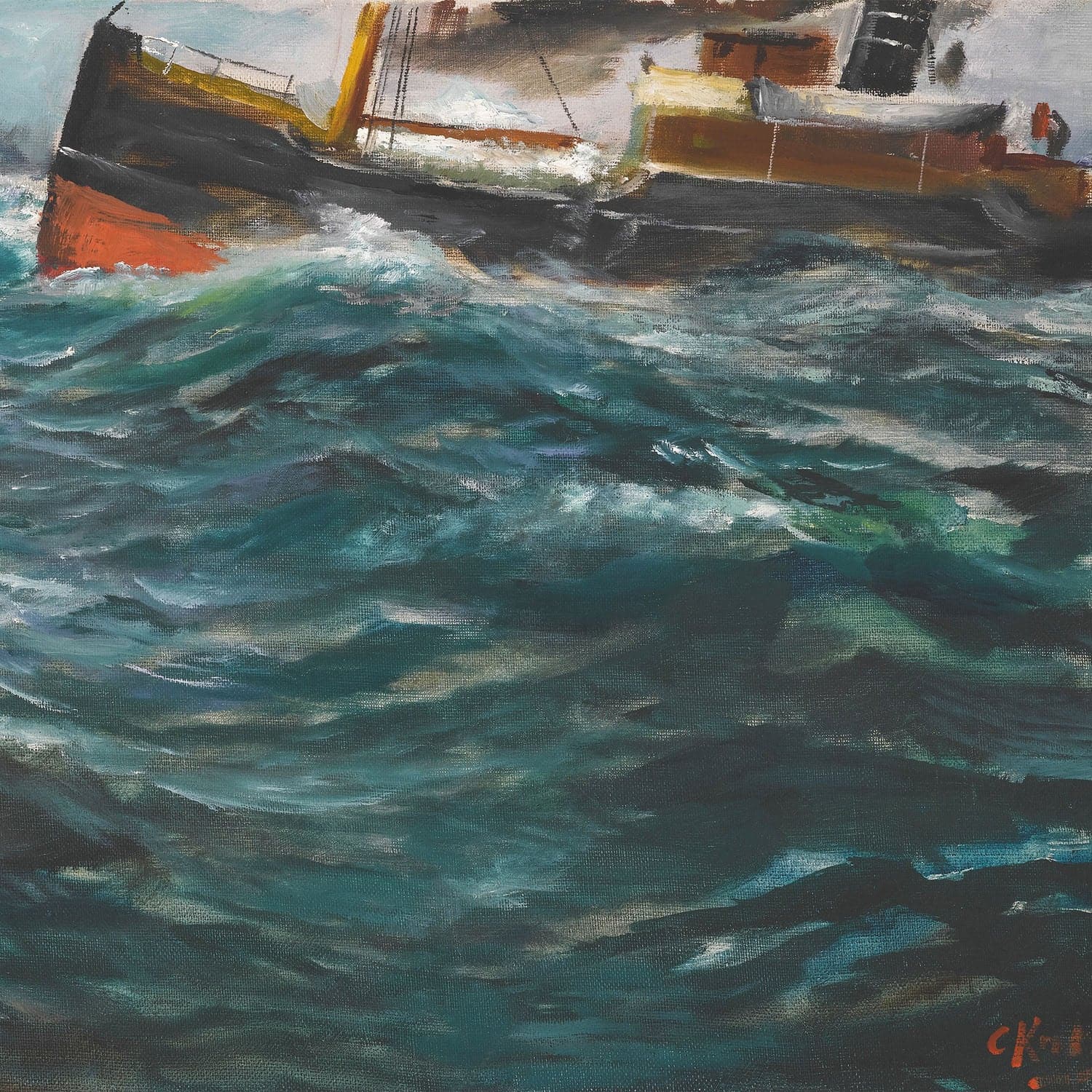 rough seas