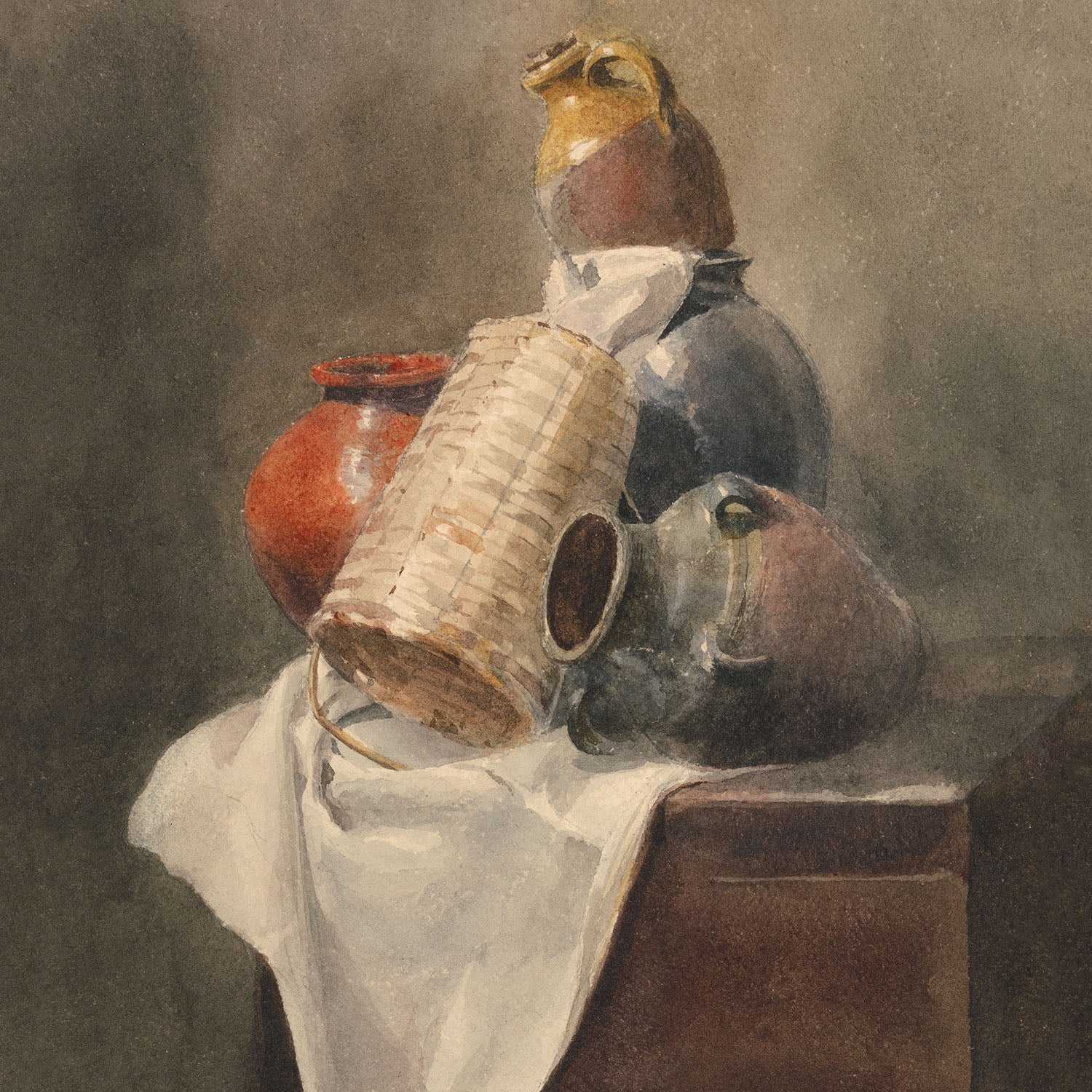 red vase