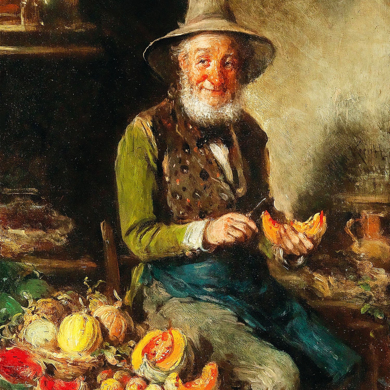the fruit seller