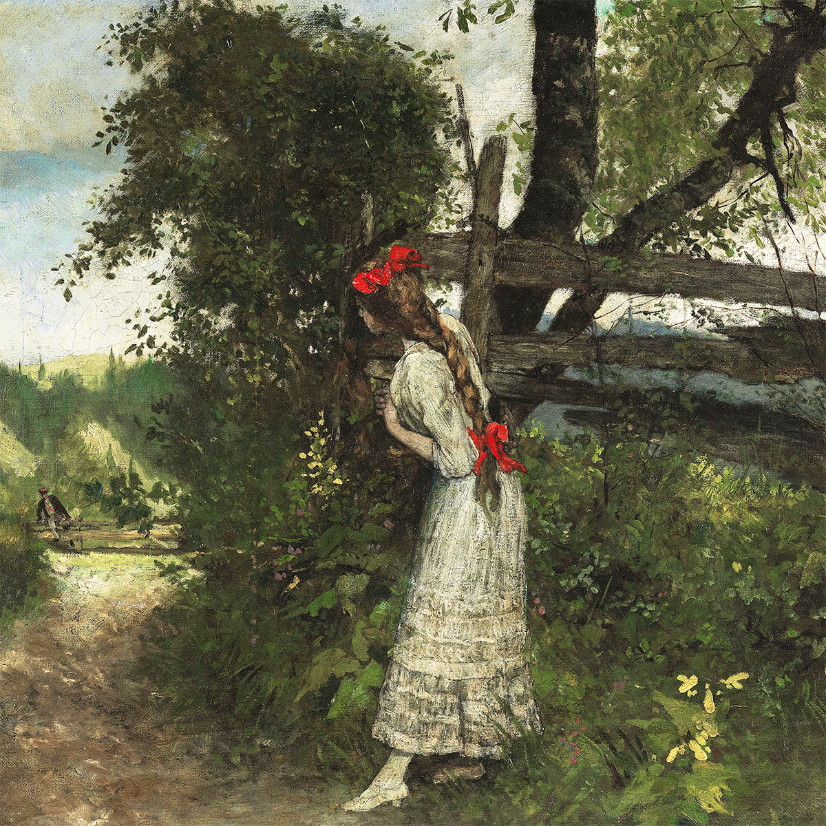 red ribbons