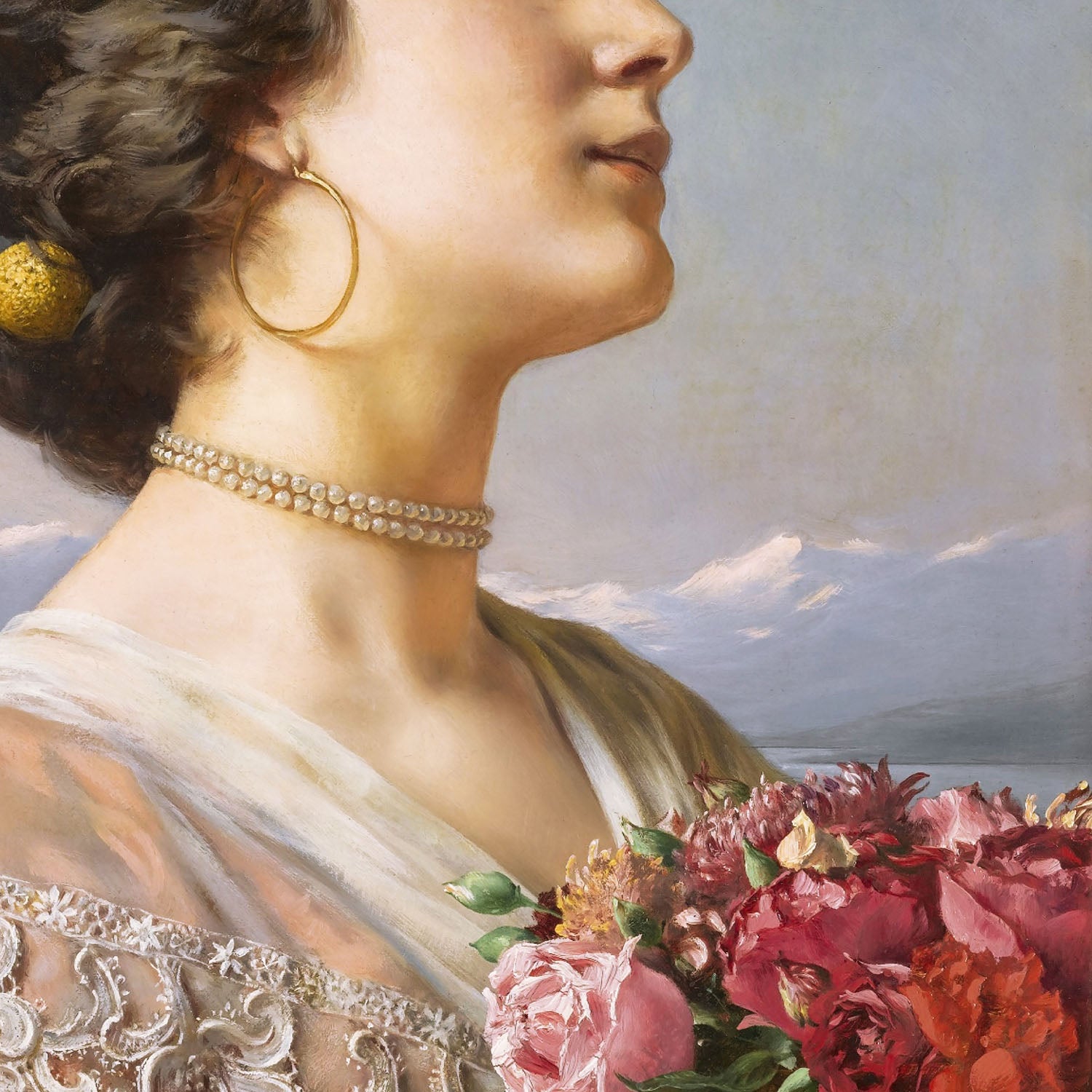 the rose bouquet