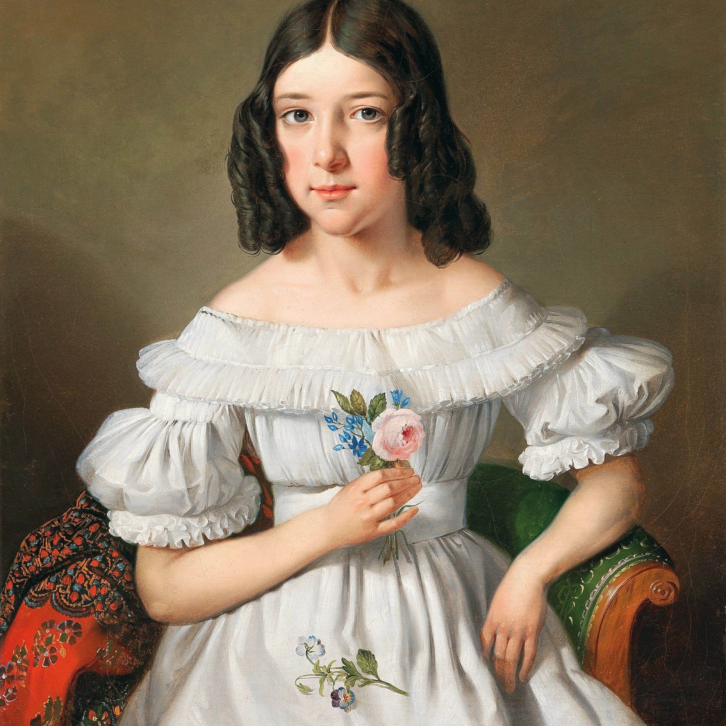 edna with rose