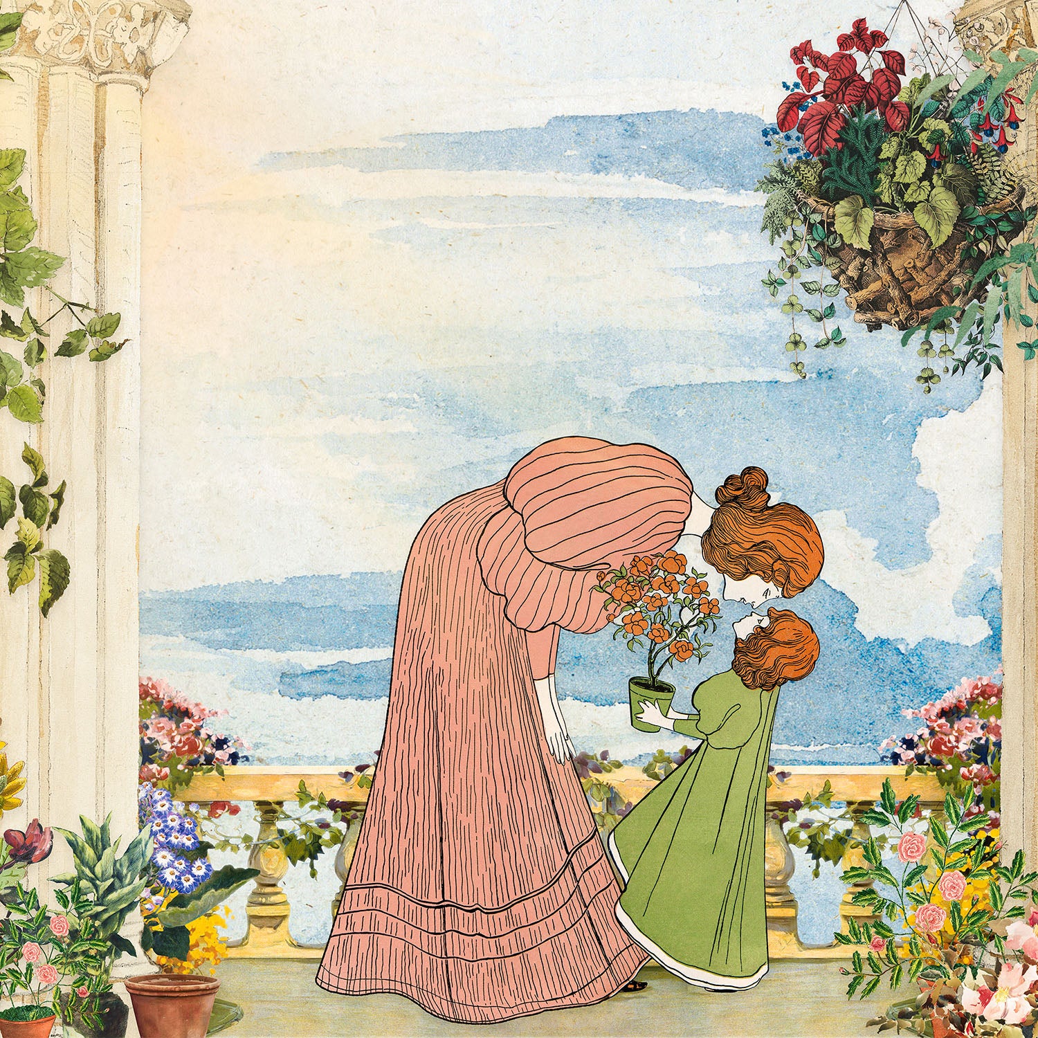 flowers with mommy