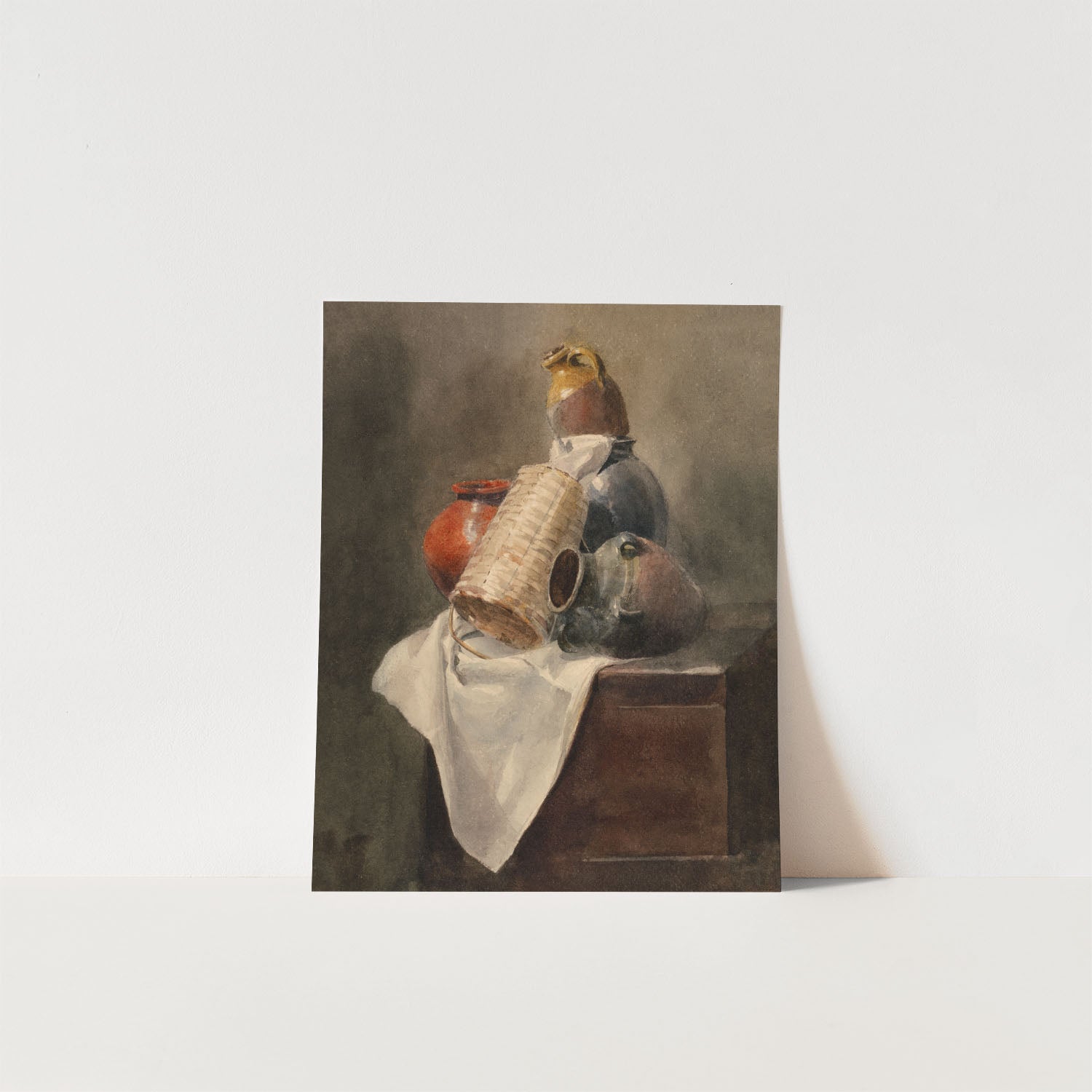 red vase