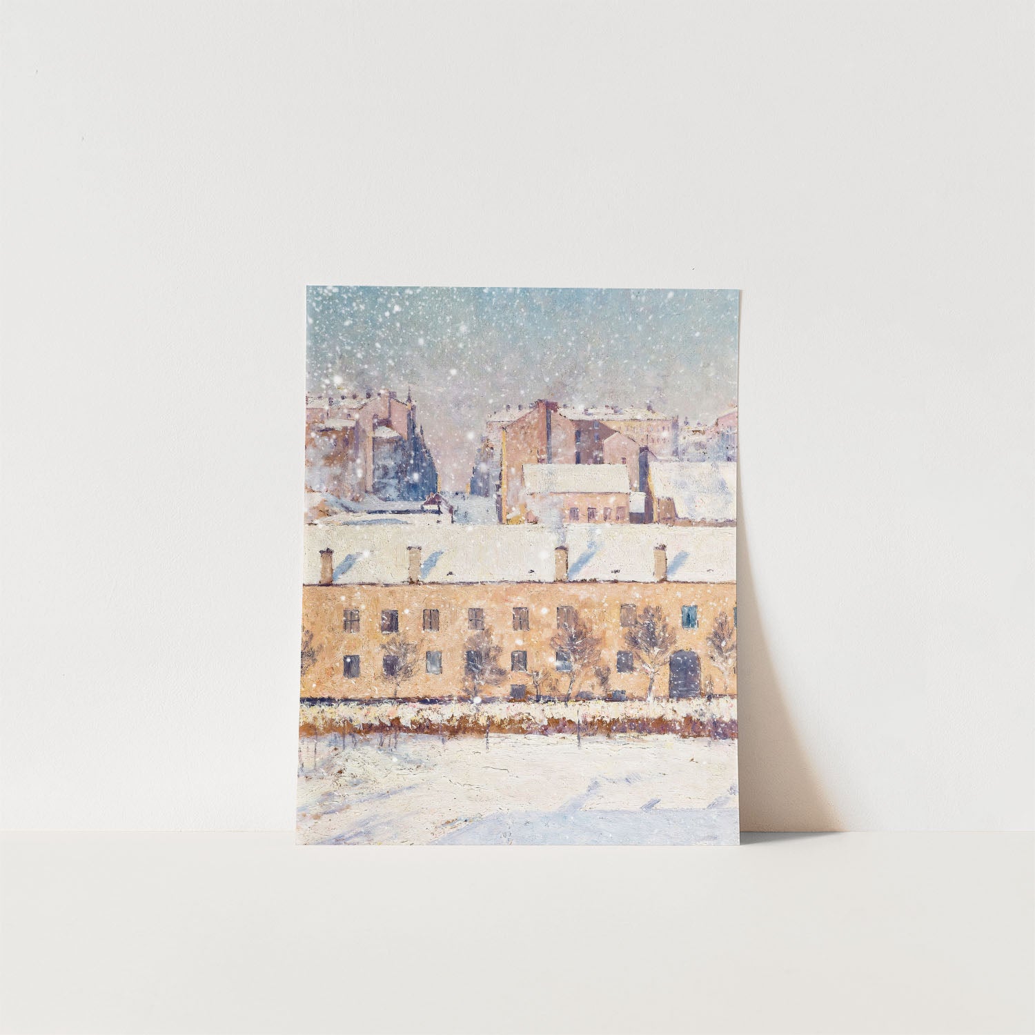 snowy view
