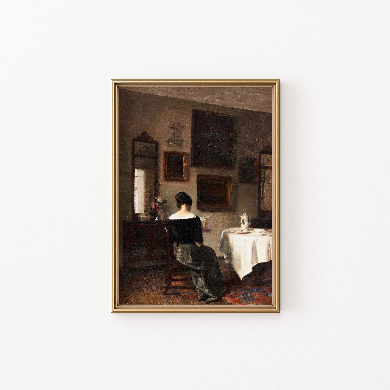 the breakfast table