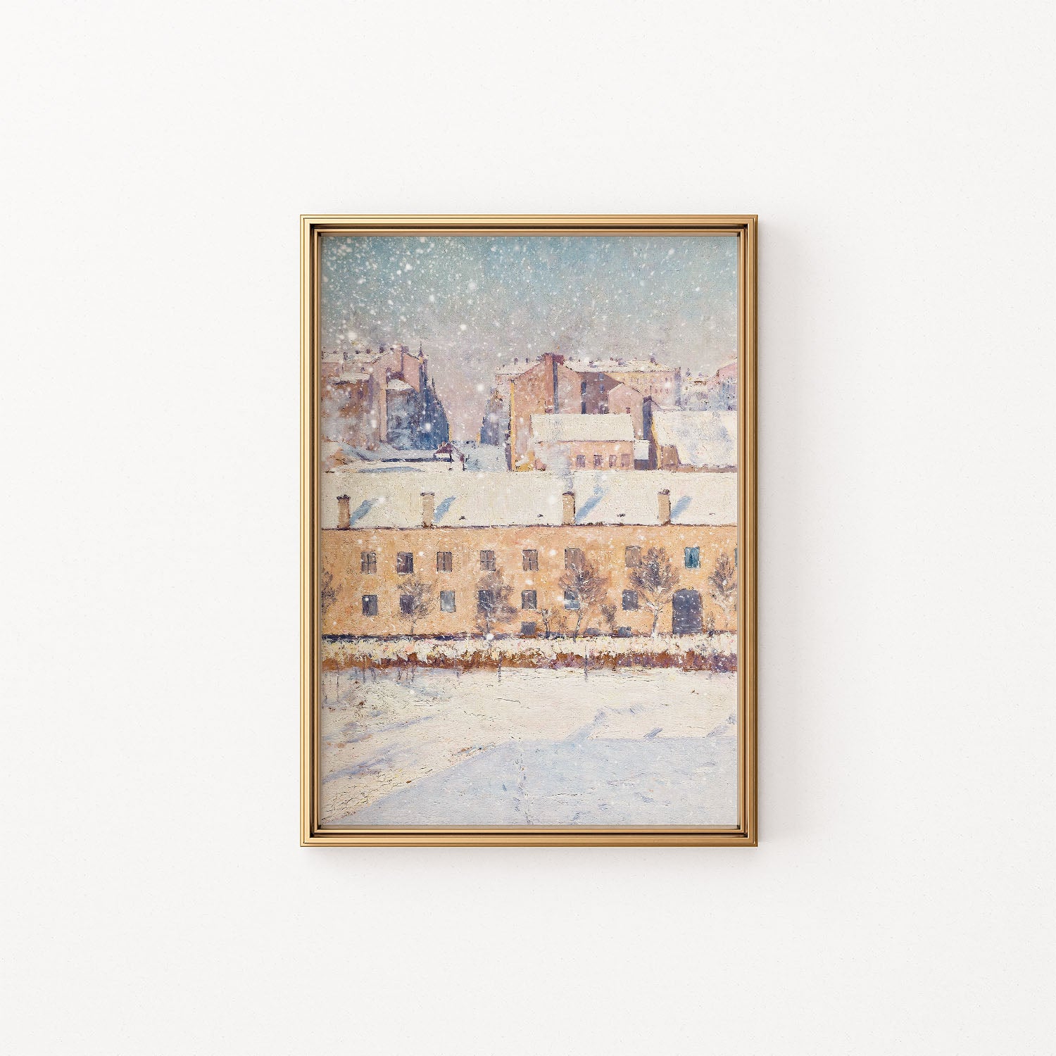 snowy view