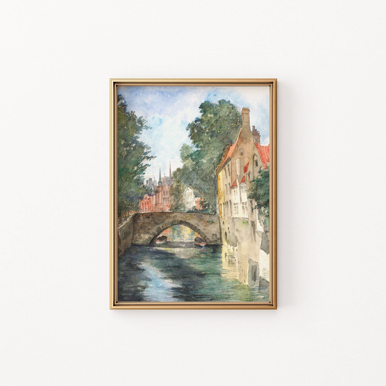 on the canal