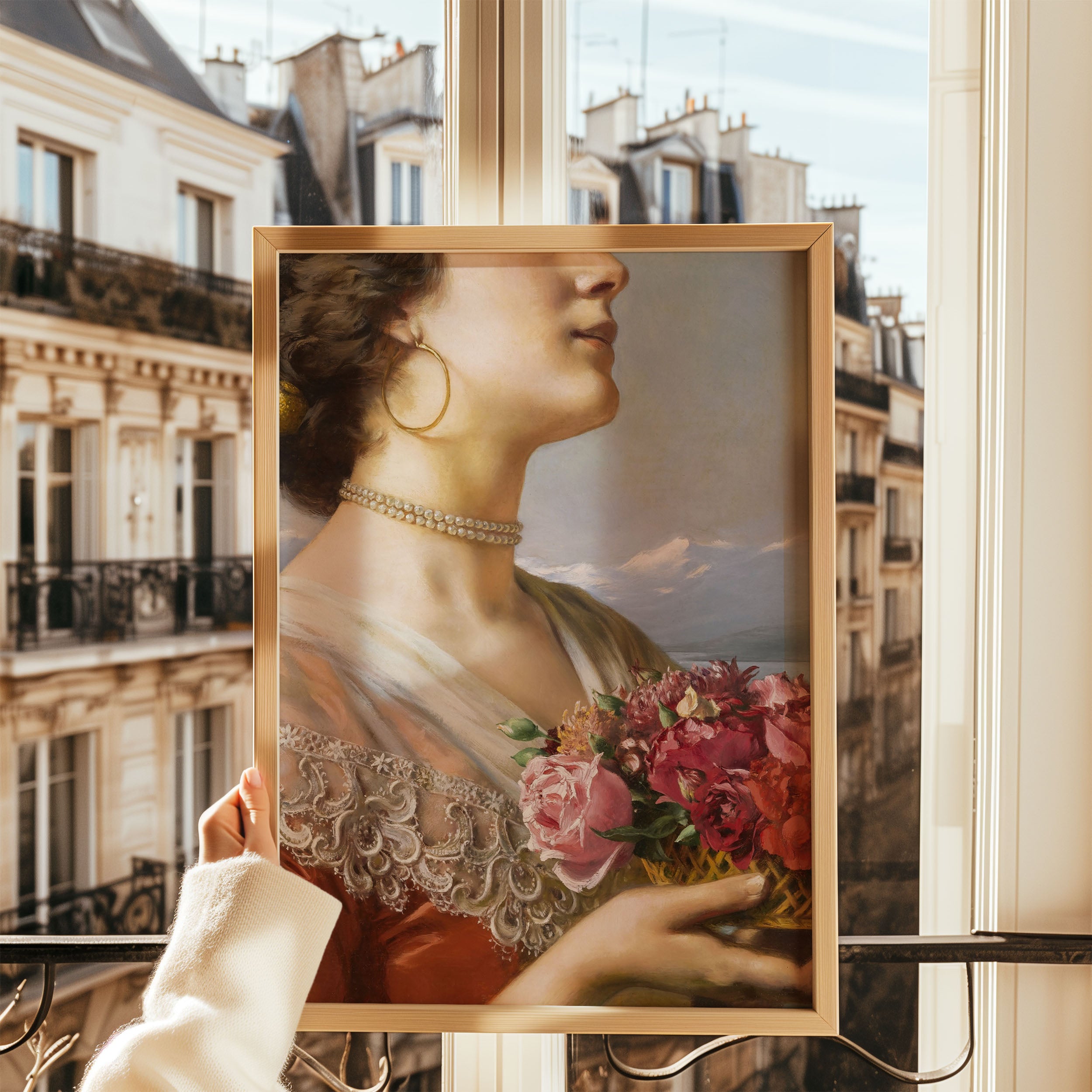 the rose bouquet