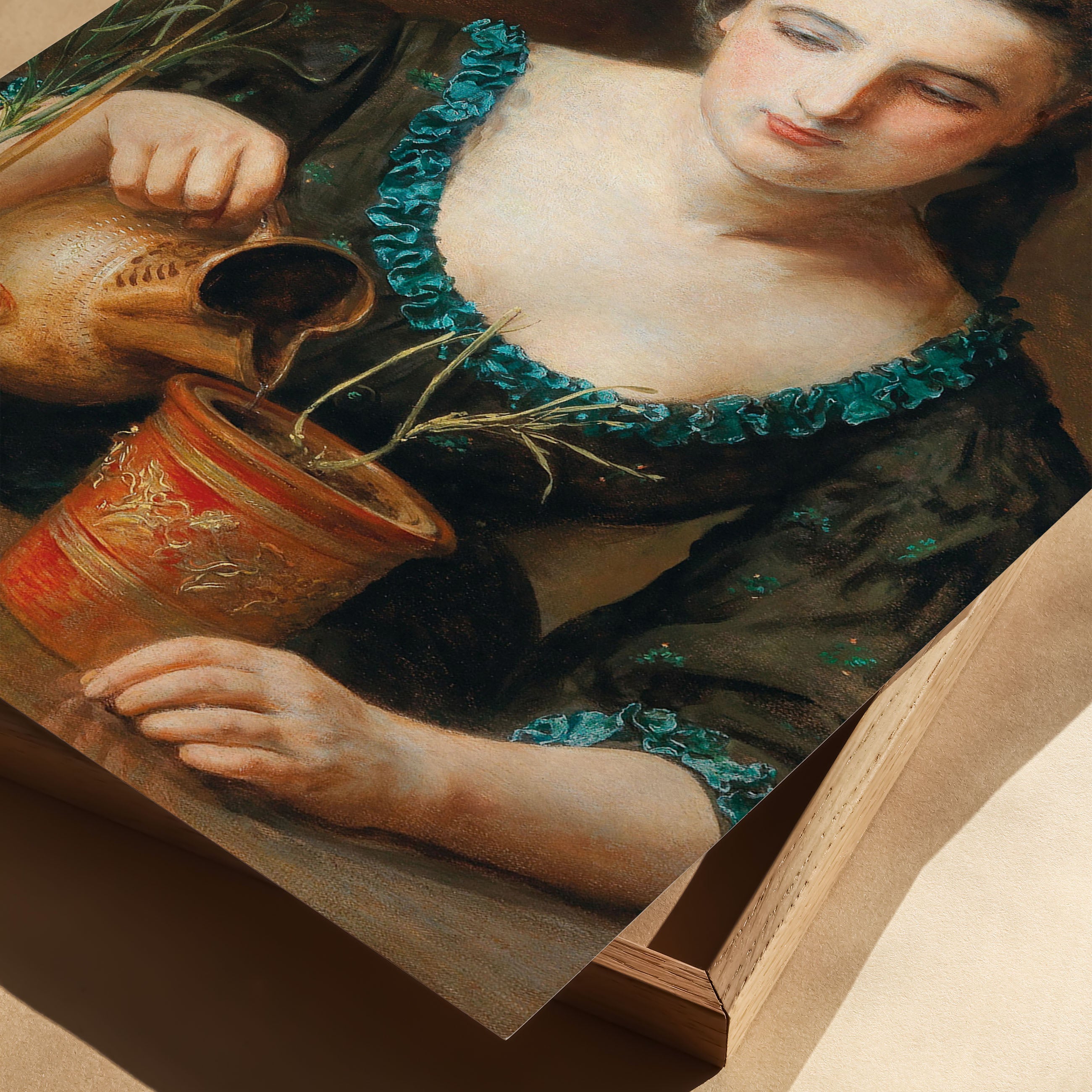girl with carnation