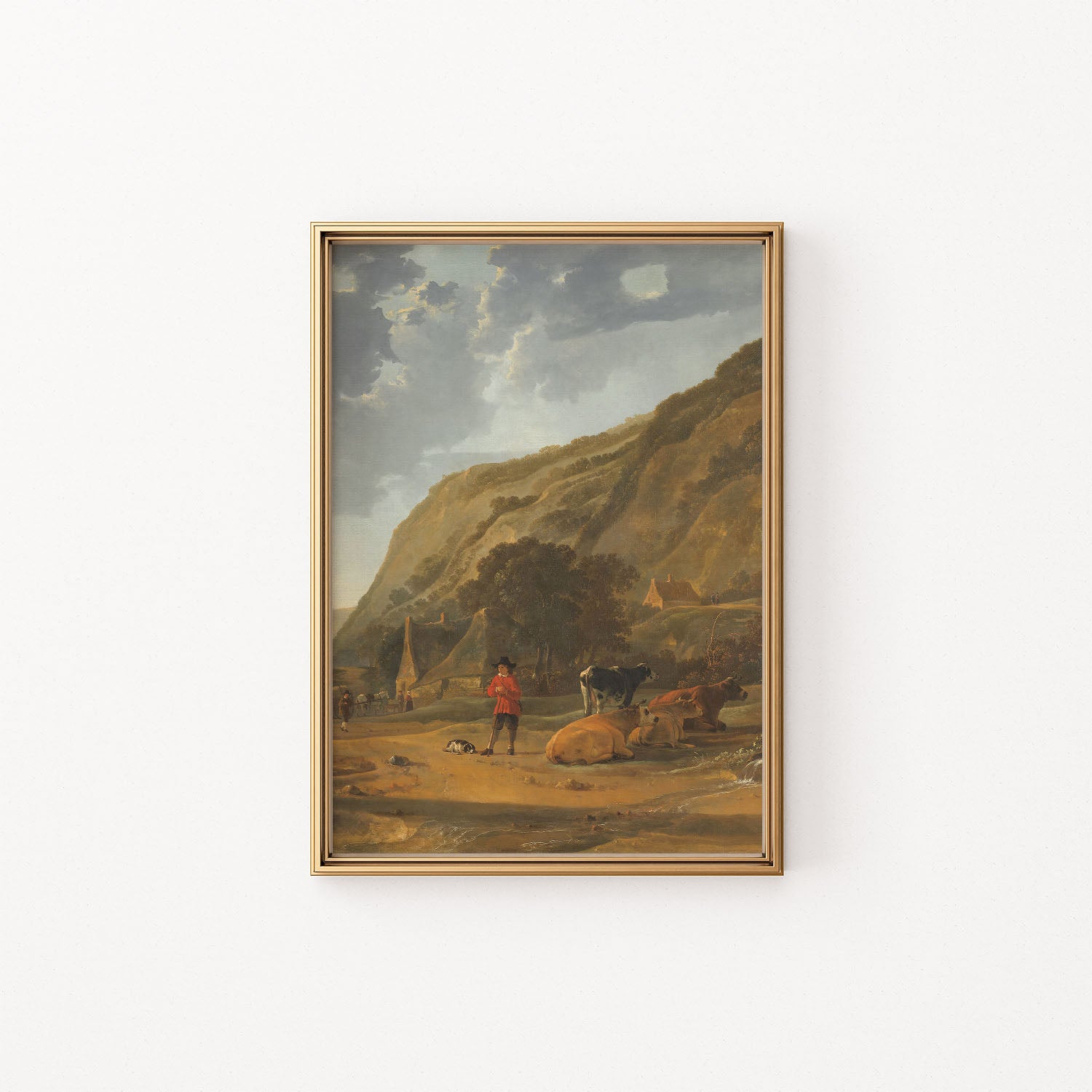 hillside cattle
