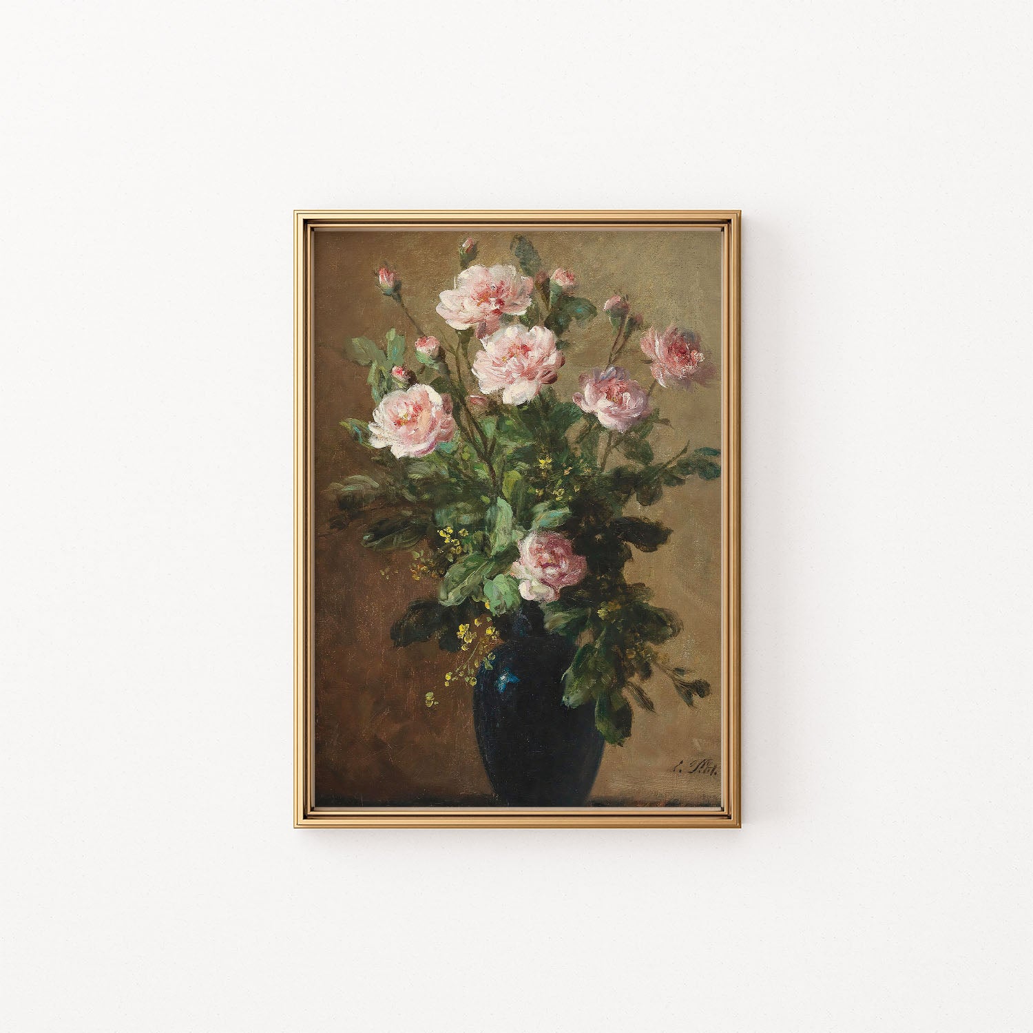 pink roses in vase
