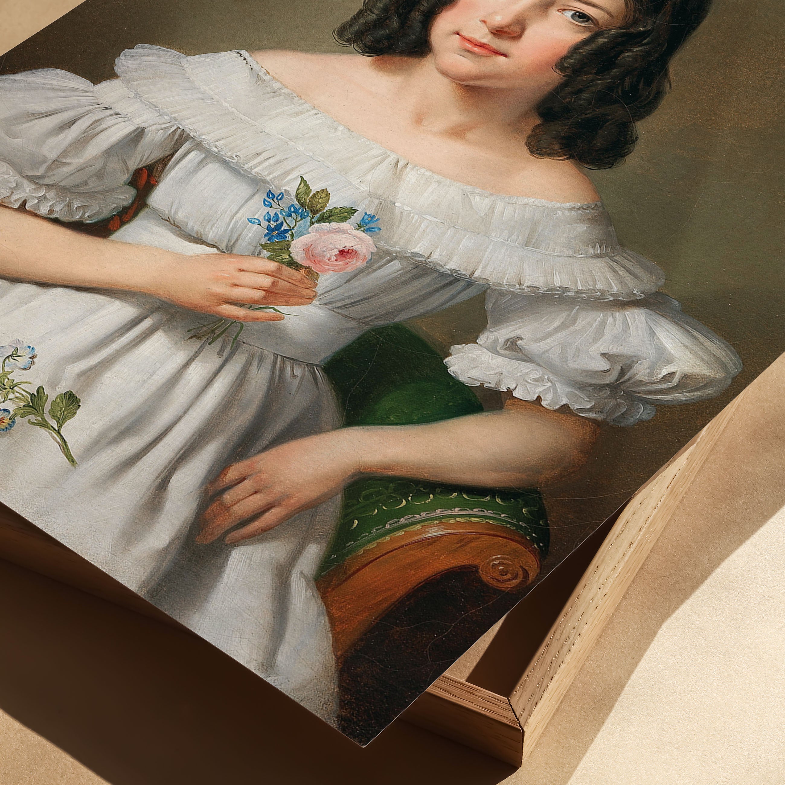 edna with rose