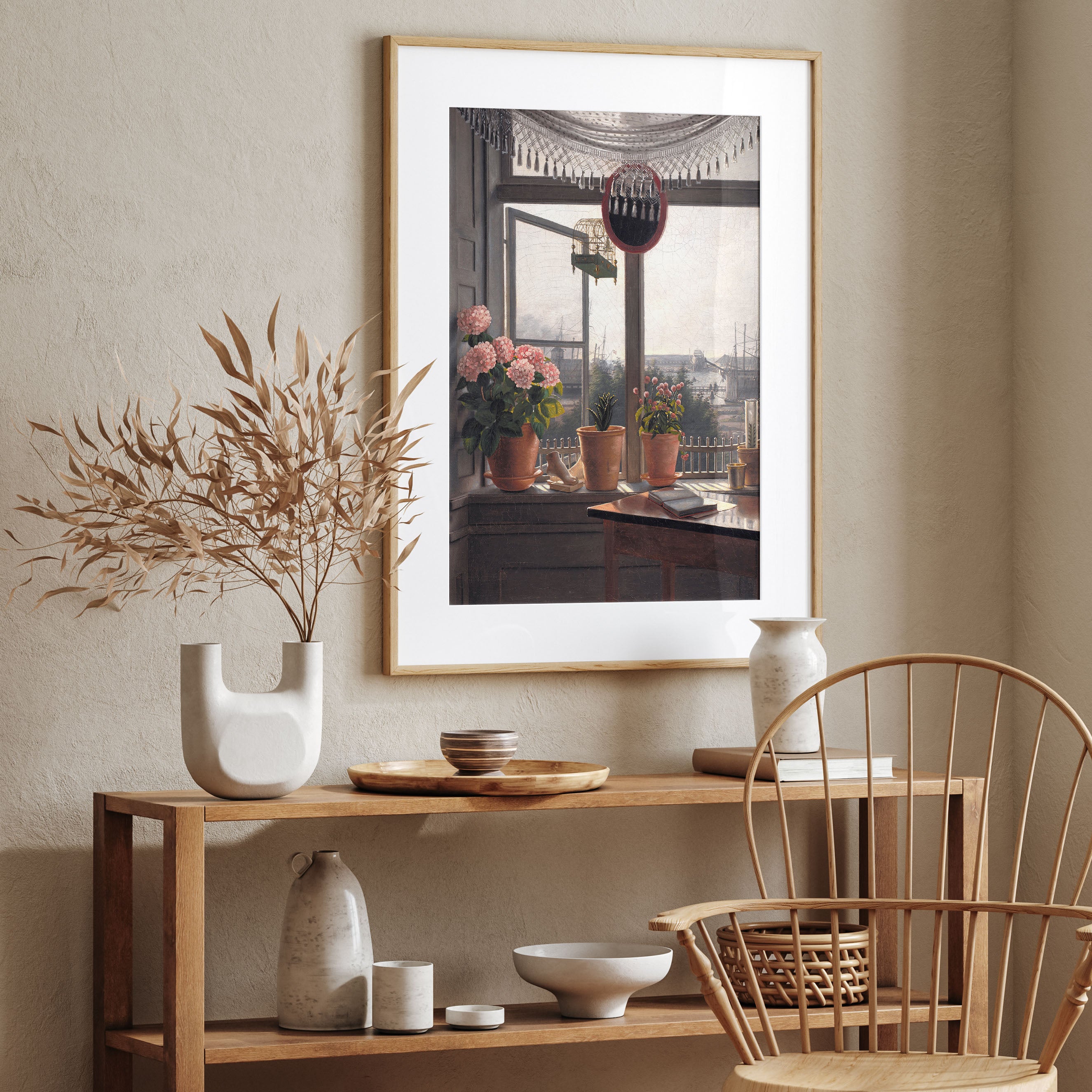 view from the artist window