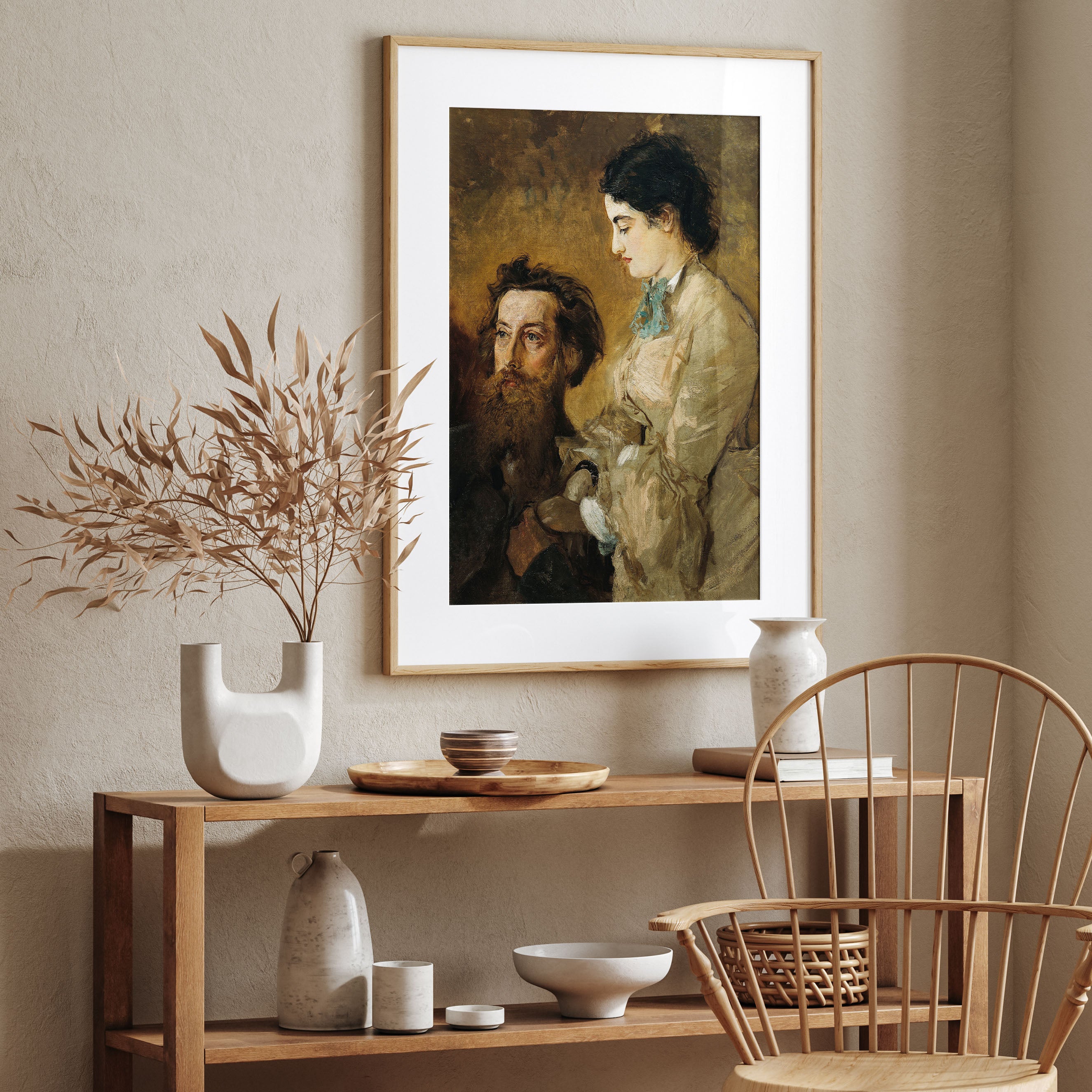 sculptor & his wife
