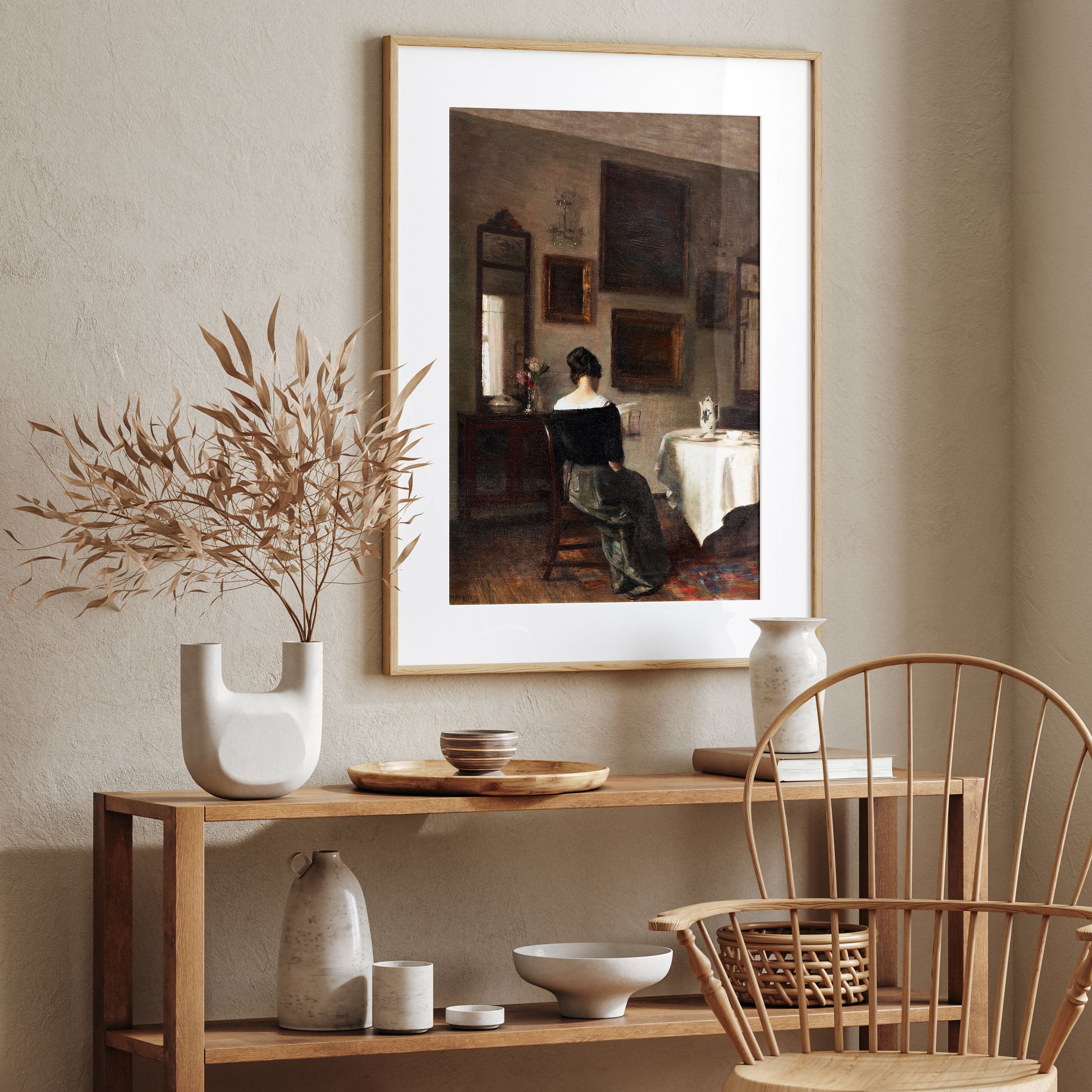 the breakfast table