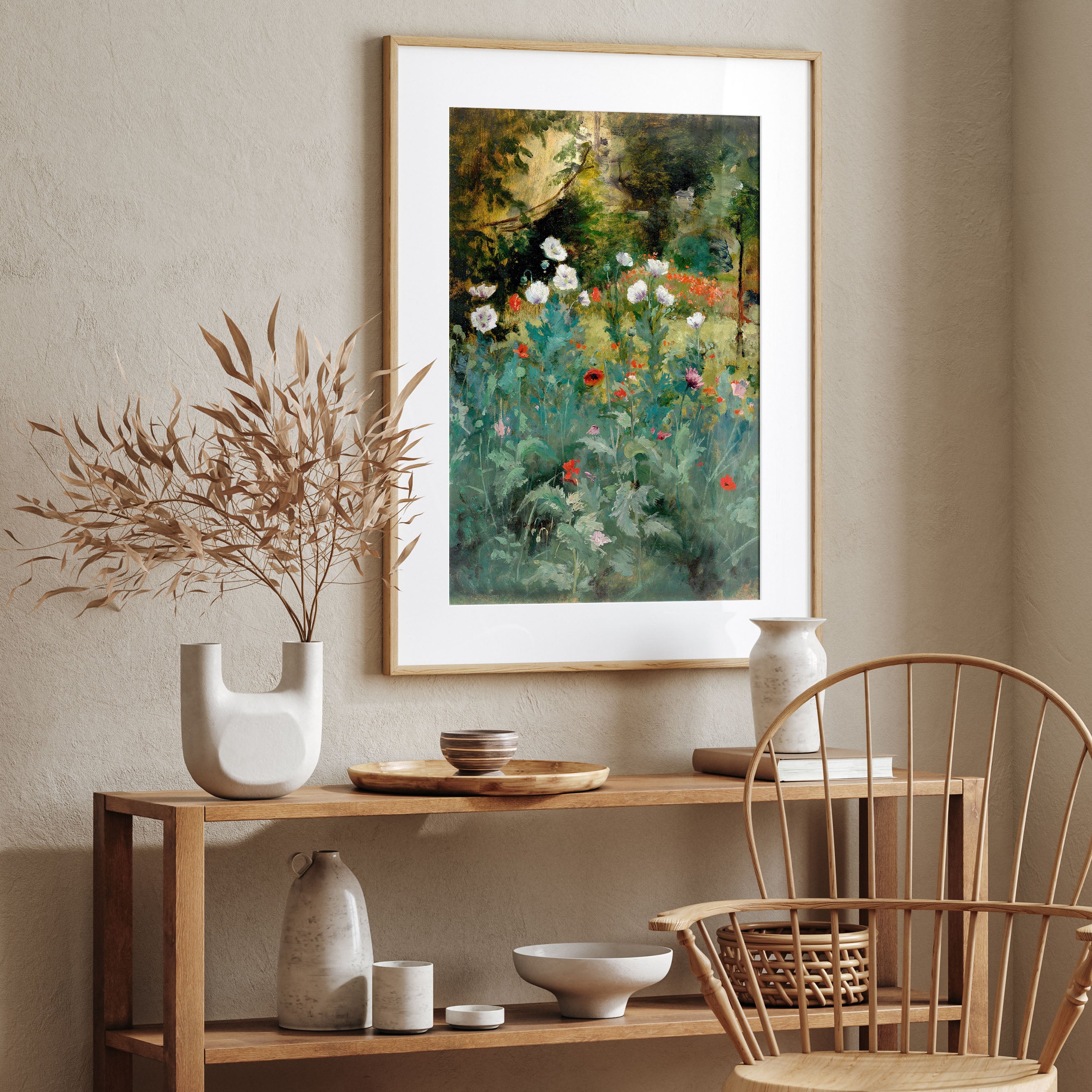 poppies in the garden