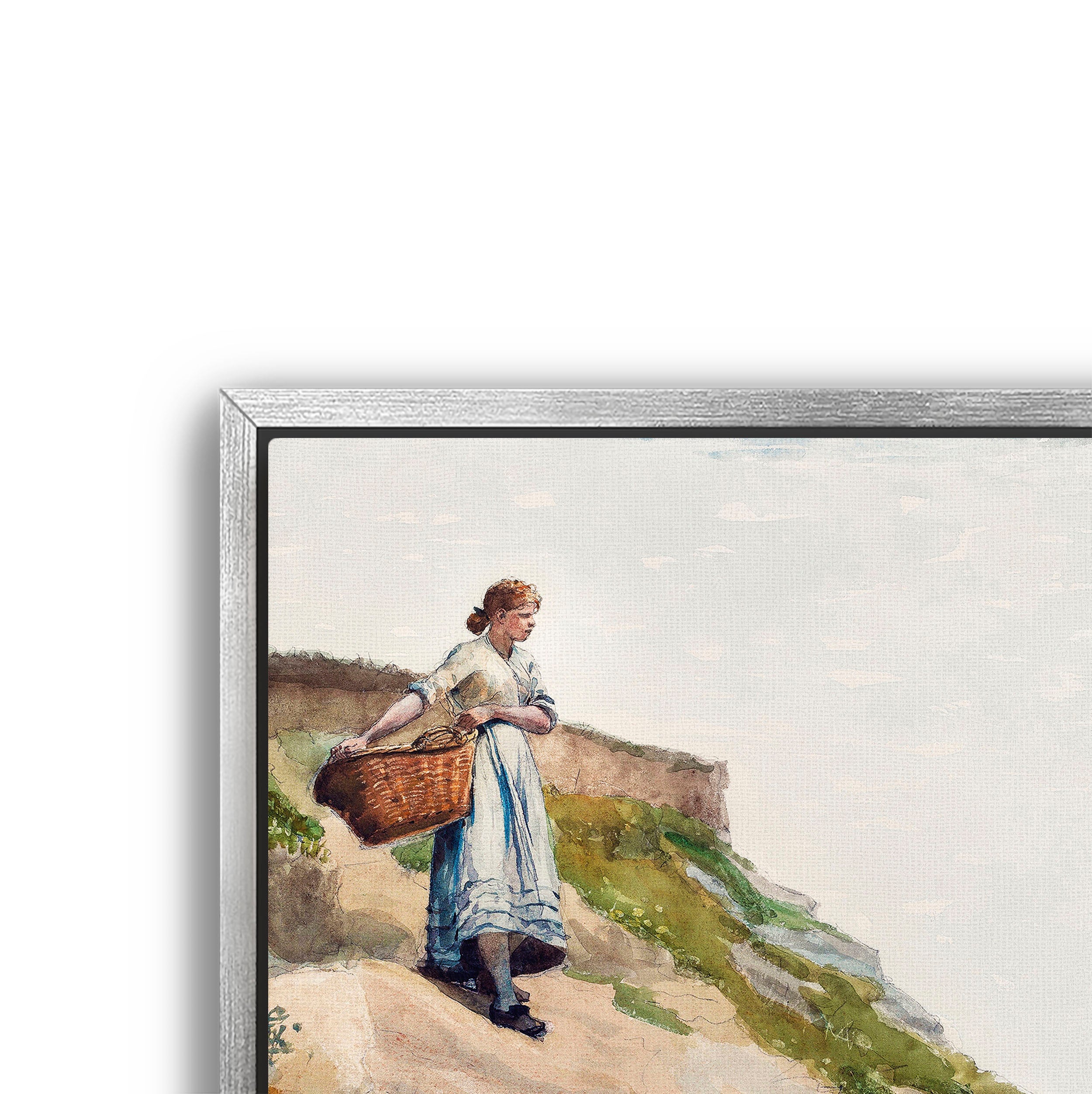 girl carrying basket