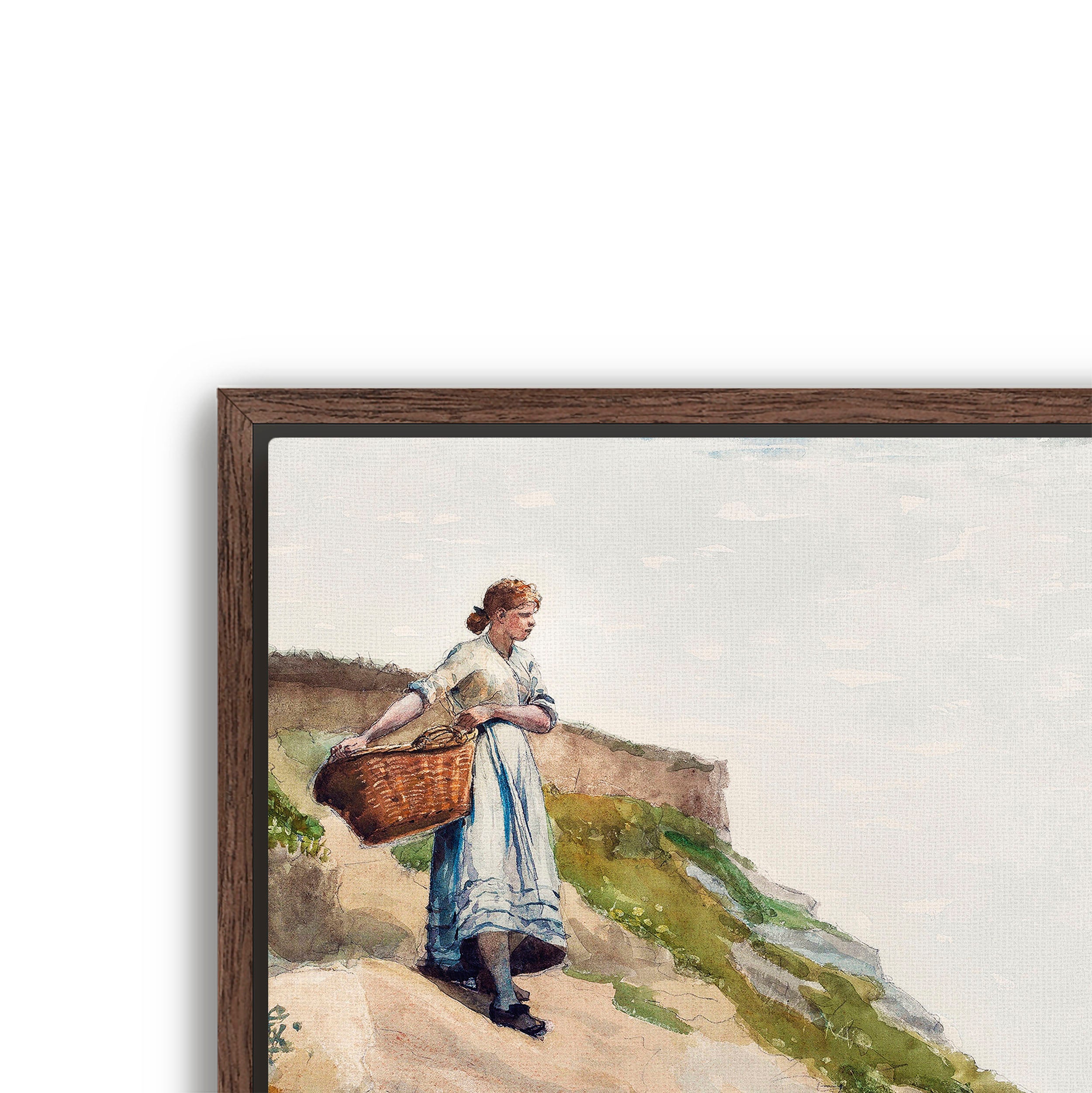 girl carrying basket
