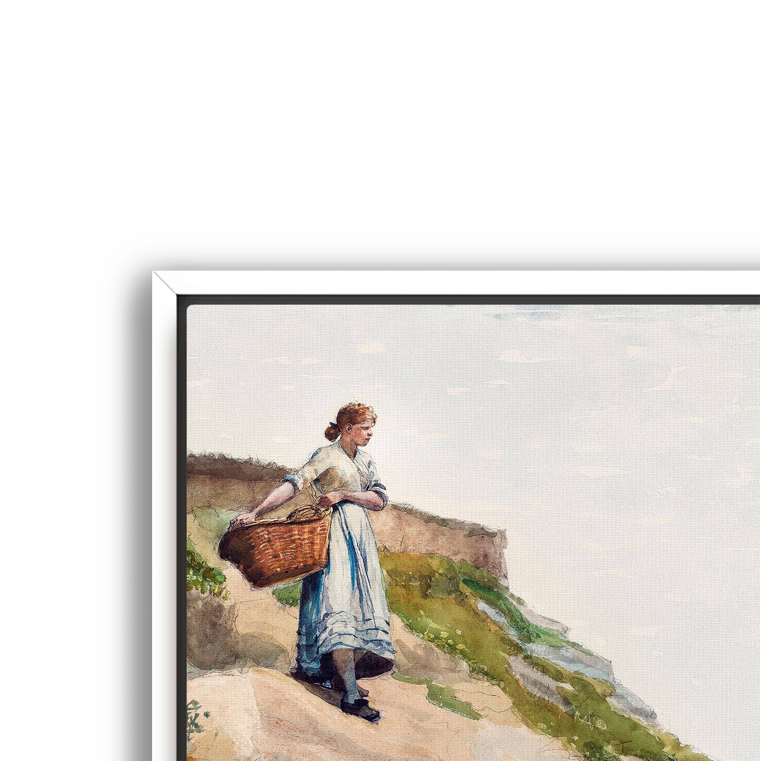 girl carrying basket